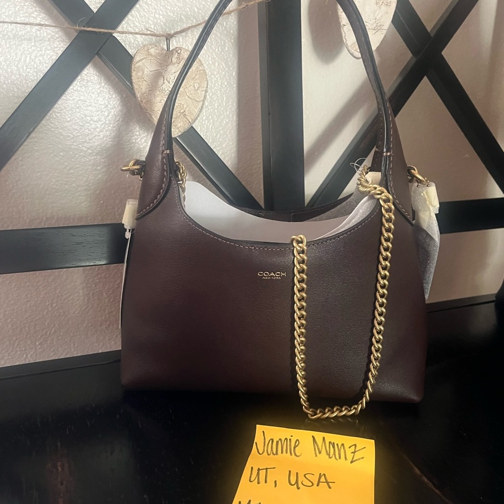 ❌❌ NOT AVAILABLE Brand New Coach Brooklyn 23 Maple Leather